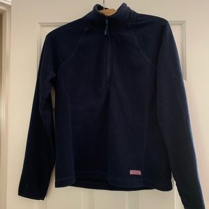 Vineyard Vines navy fleece pullover